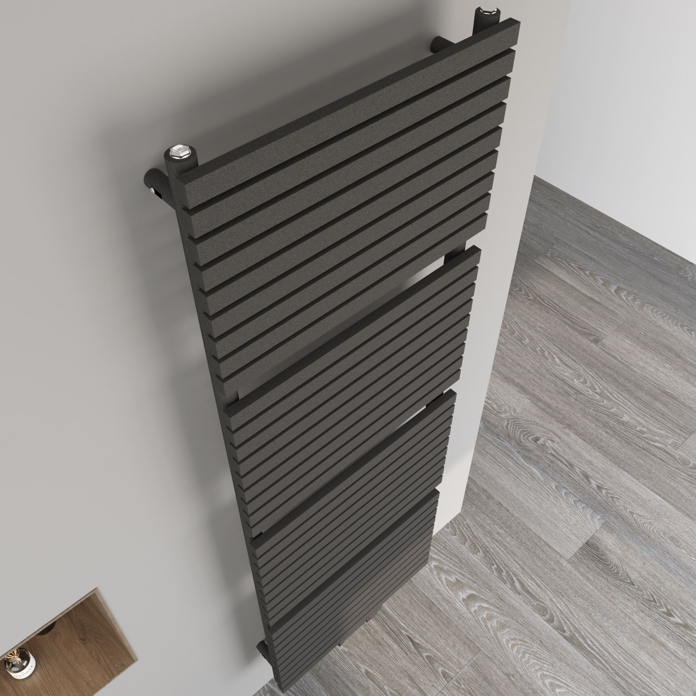 Handtuchheizkörper Badheizkörper Paneelheizkörper ZEUGMA Mittel- und Seitenanschluss Anthrazit