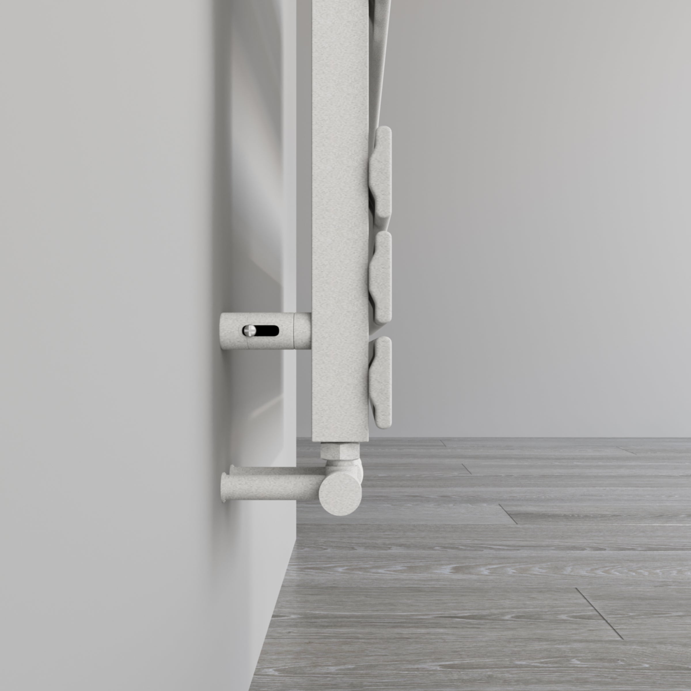 Handtuchheizkörper Design Badheizkörper ELDORA Seitlich offen rechts oder links Weiß