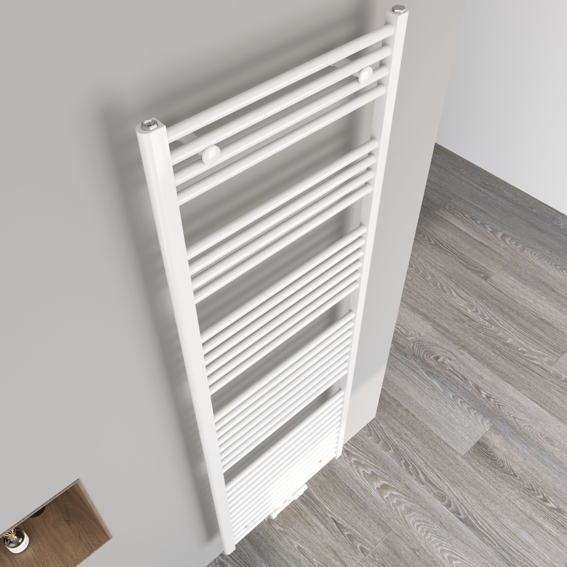 Badheizkörper Handtuchheizkörper Handtuchwärmer ATLANTIC Weiß Mittelanschluss