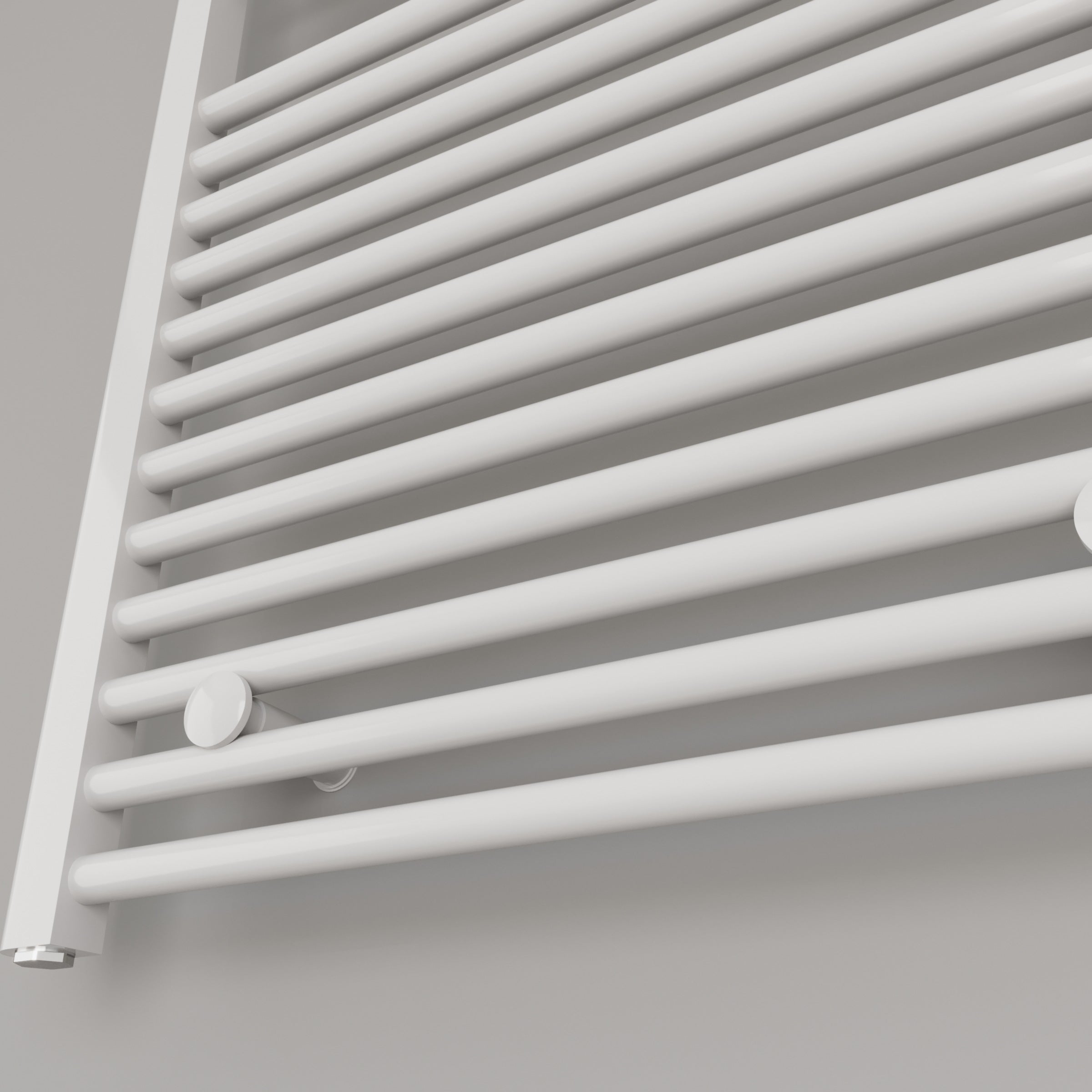 Badheizkörper Handtuchheizkörper Handtuchwärmer Badezimmer Heizung ATLANTIC Weiss Seitenanschluss