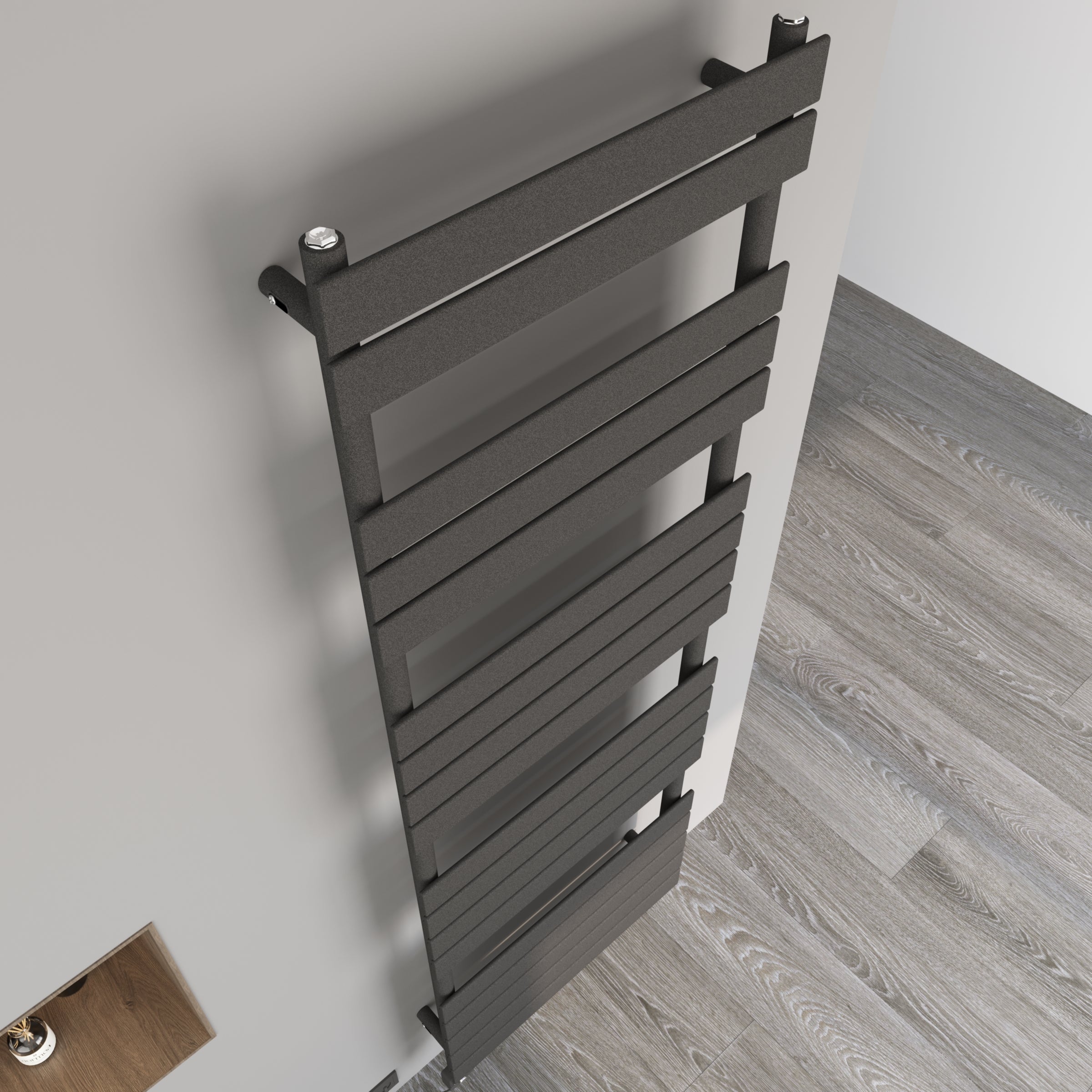 Handtuchheizkörper elektrisch Badheizkörper Handtuchwärmer PANDORA inkl. Heizstab Anthrazit