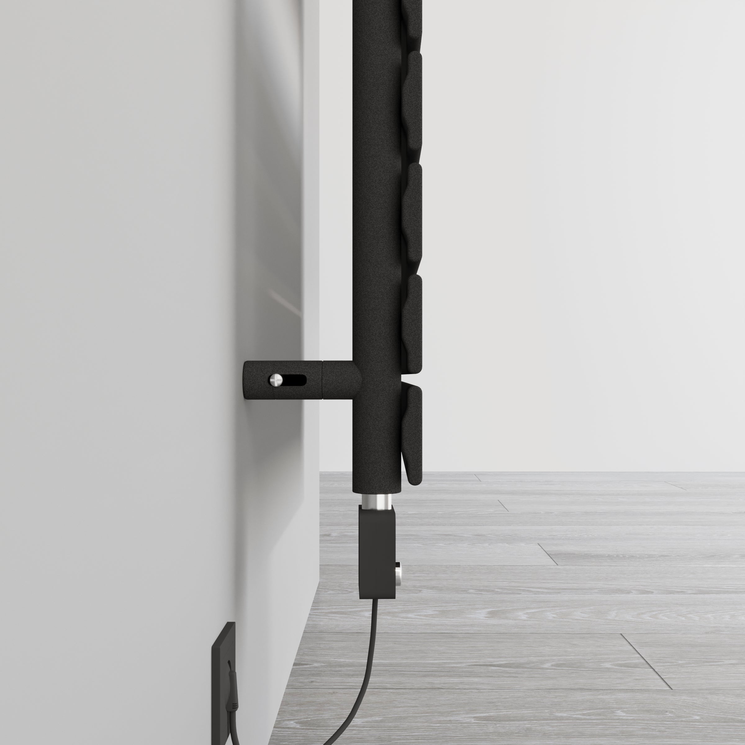 Handtuchheizkörper elektrisch Badheizkörper Handtuchwärmer PANDORA inkl. Heizstab Anthrazit