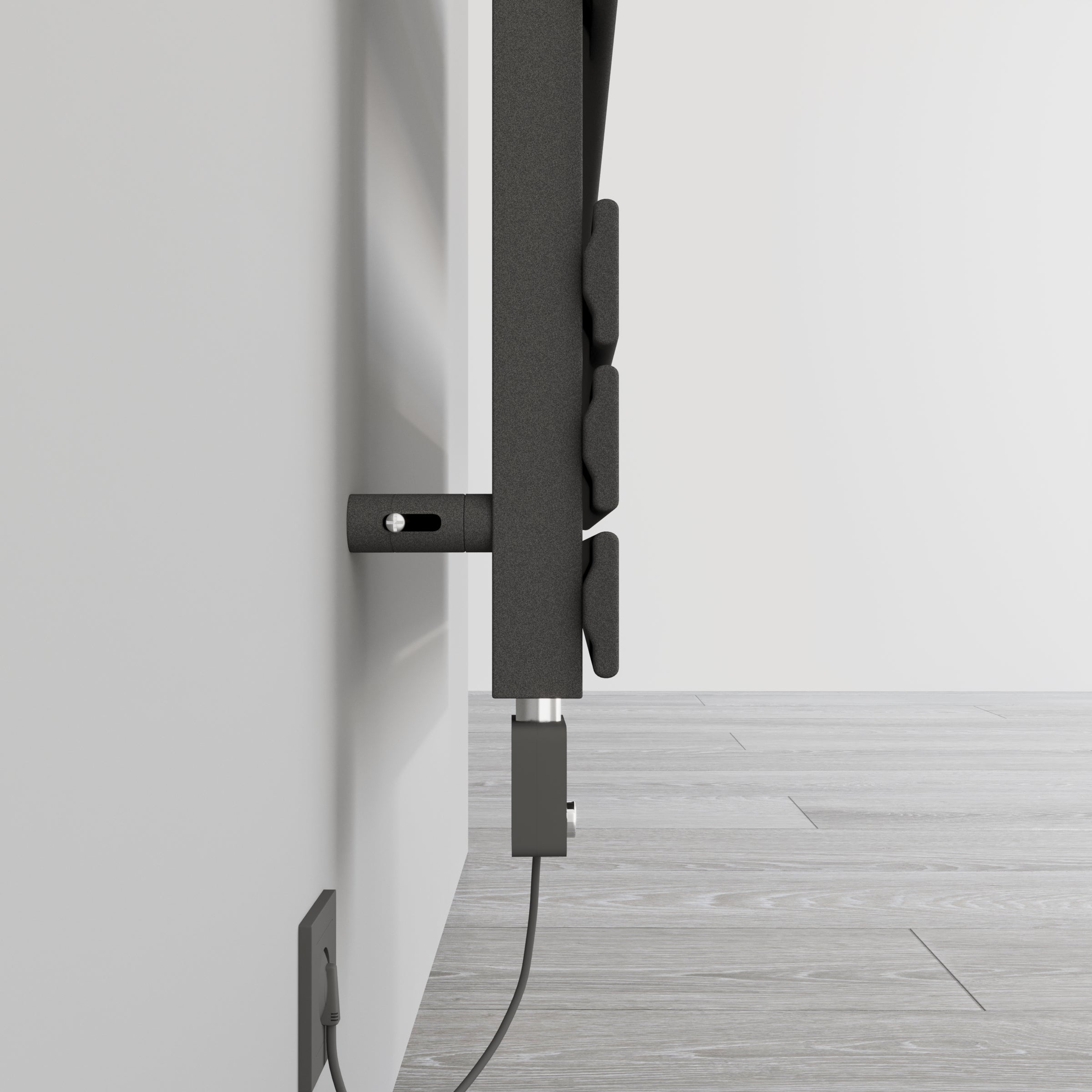 Handtuchheizkörper elektrisch Design Badheizkörper ELDORA inkl. Heizstab Weiß