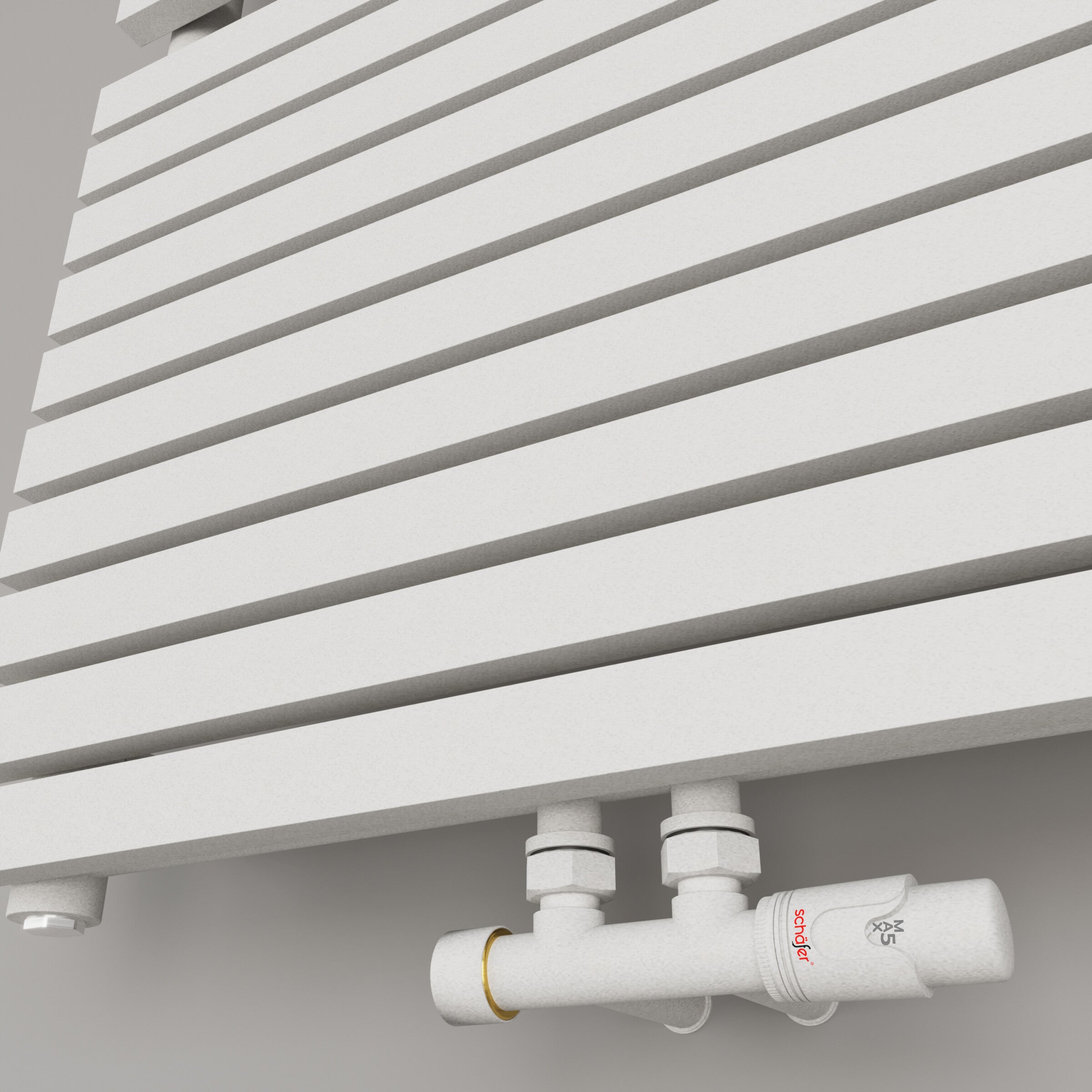 Handtuchheizkörper Badheizkörper Paneelheizkörper ZEUGMA Mittel- und Seitenanschluss Weiß