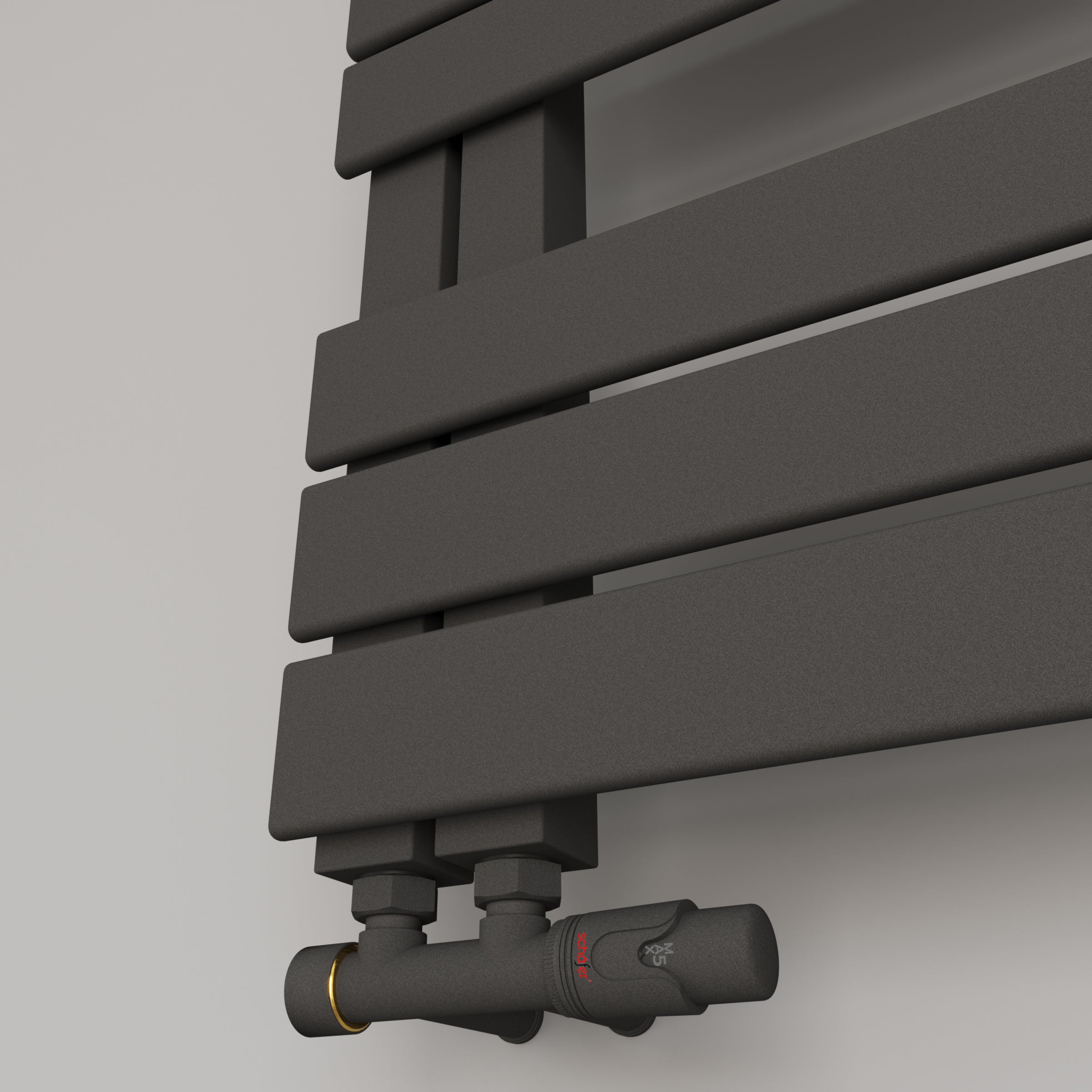 Handtuchheizkörper Design Badheizkörper ELDORA Seitlich offen rechts oder links Weiß