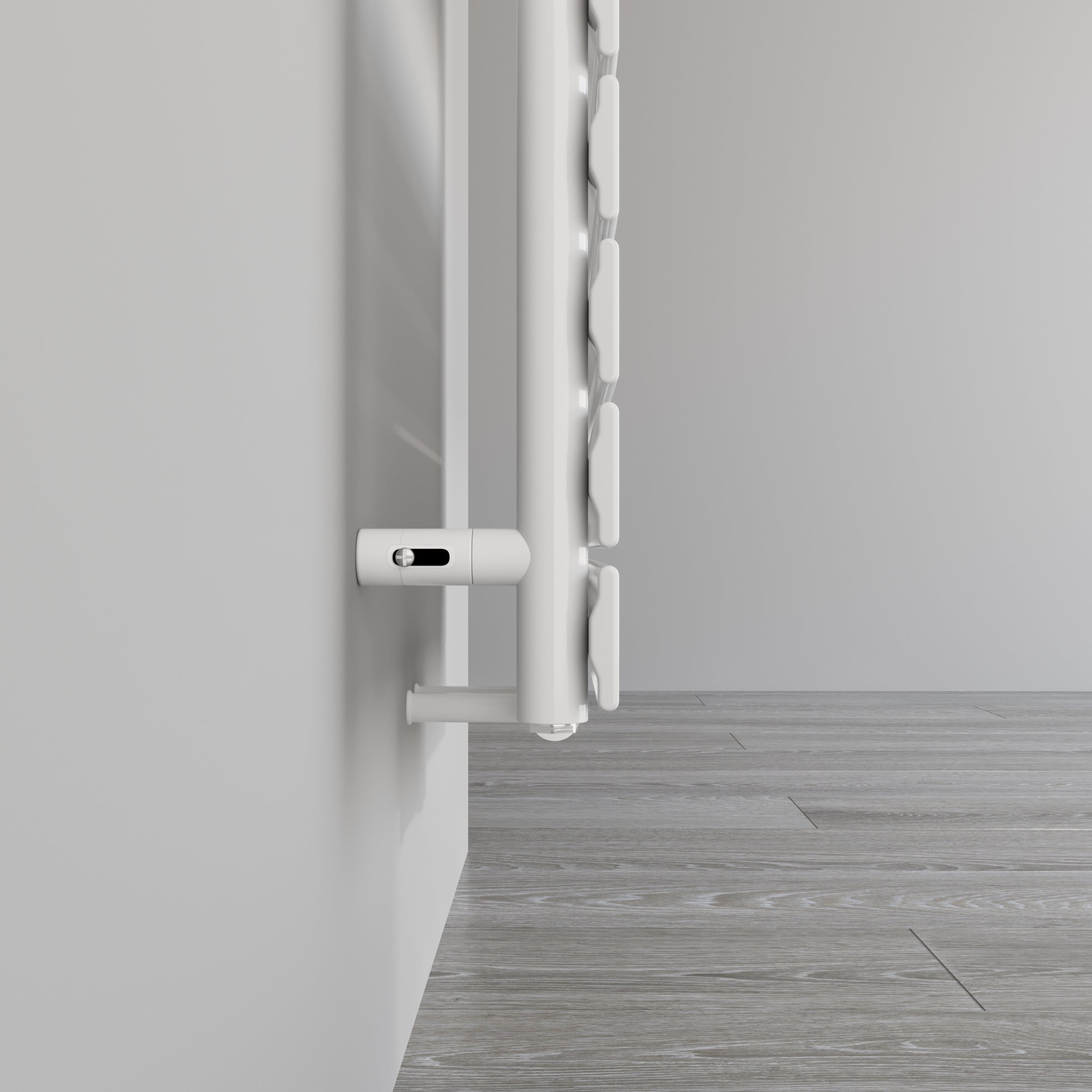 Handtuchheizkörper Badheizkörper Handtuchwärmer PANDORA Mittel- und Seitenanschluss Schwarz