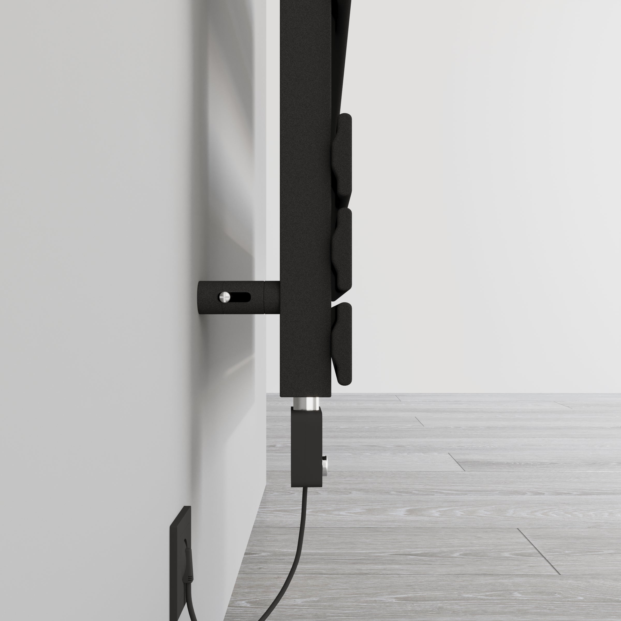 Handtuchheizkörper elektrisch Design Badheizkörper ELDORA inkl. Heizstab Anthrazit